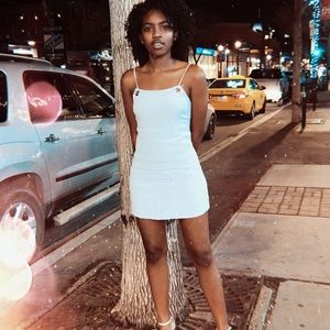 Ocean Blue mini dress